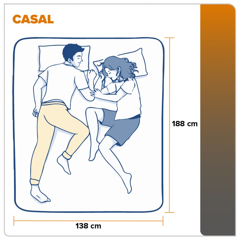 Colchão Casal Miami Molas Ensacadas 138x188x22cm