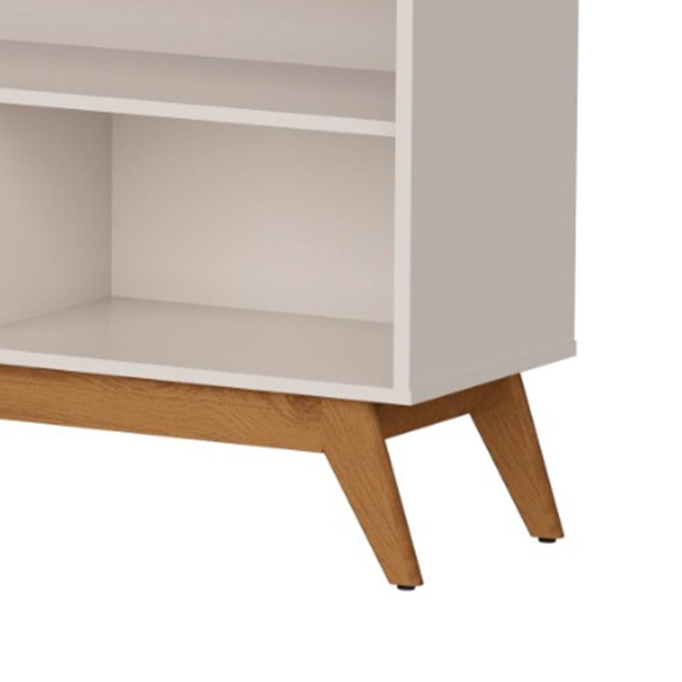 Rack Malbec 1 PT Off White e Freijó 136 cm