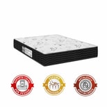Cama Box Casal Bipartido + Colchão D33 One Face