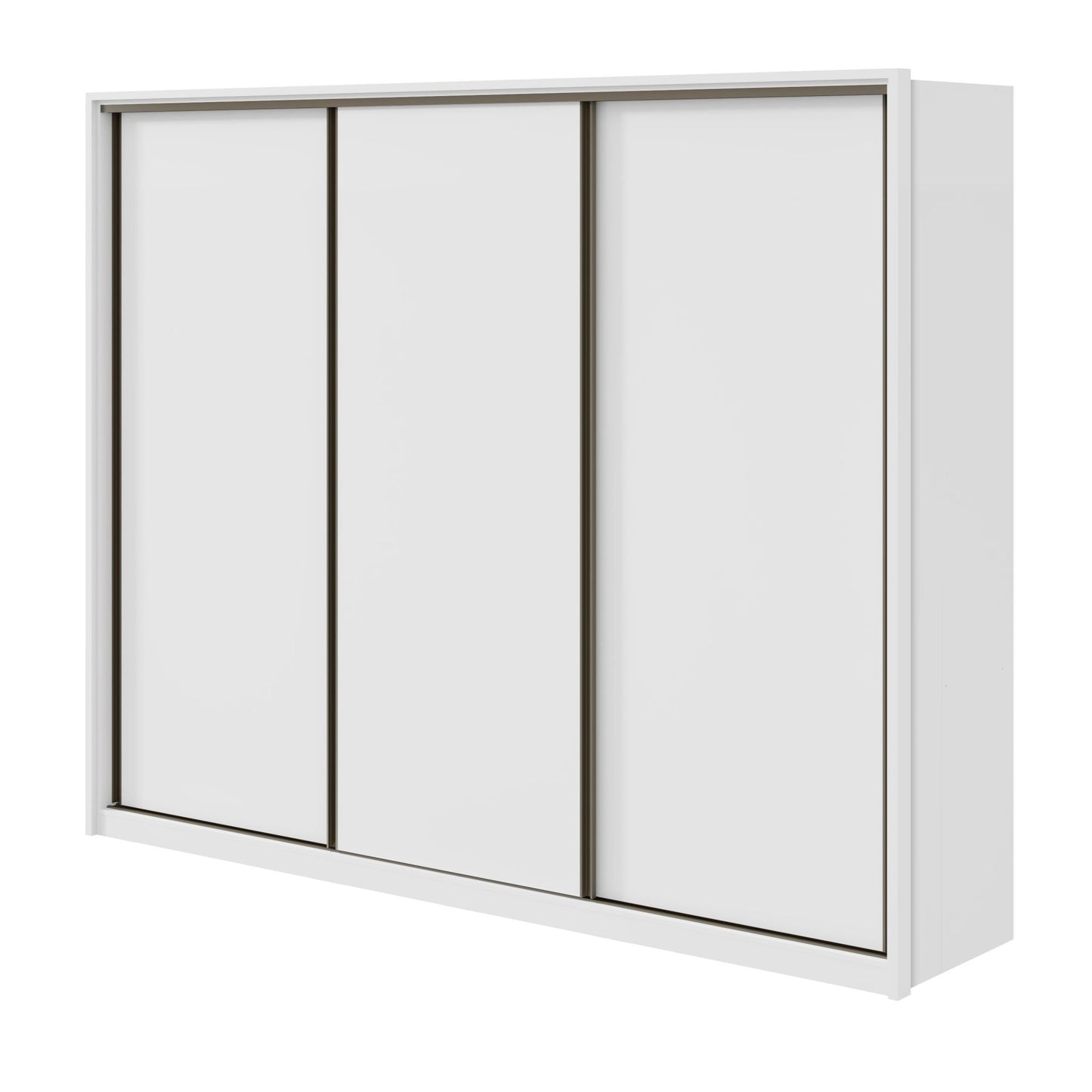 Guarda-Roupa Casal Spazio 3 Portas 6 Gavetas 100% MDF Branco