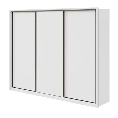 Guarda-Roupa Casal Spazio 3 Portas 6 Gavetas 100% MDF Branco