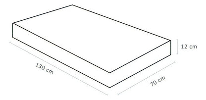 Colchão Baby Light D18 70x130x12cm Ortobom Cor Branco