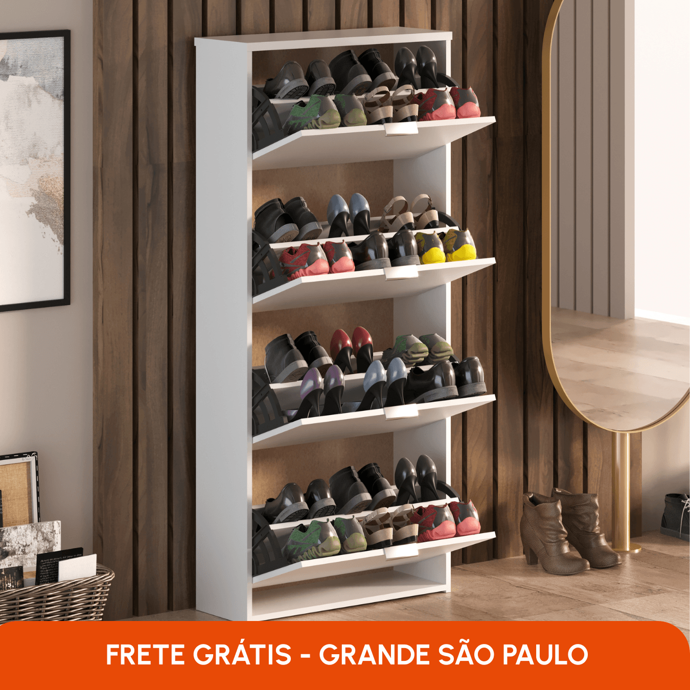 Sapateira Safira 4 Portas