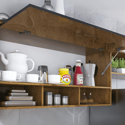 Armário Cozinha Compacta Lua 4 Portas 2 Gavetas