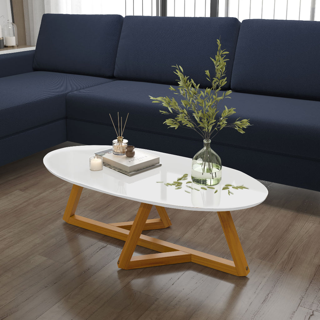 Mesa de Centro Classic Sala Oval Tebarrot Varias Cores