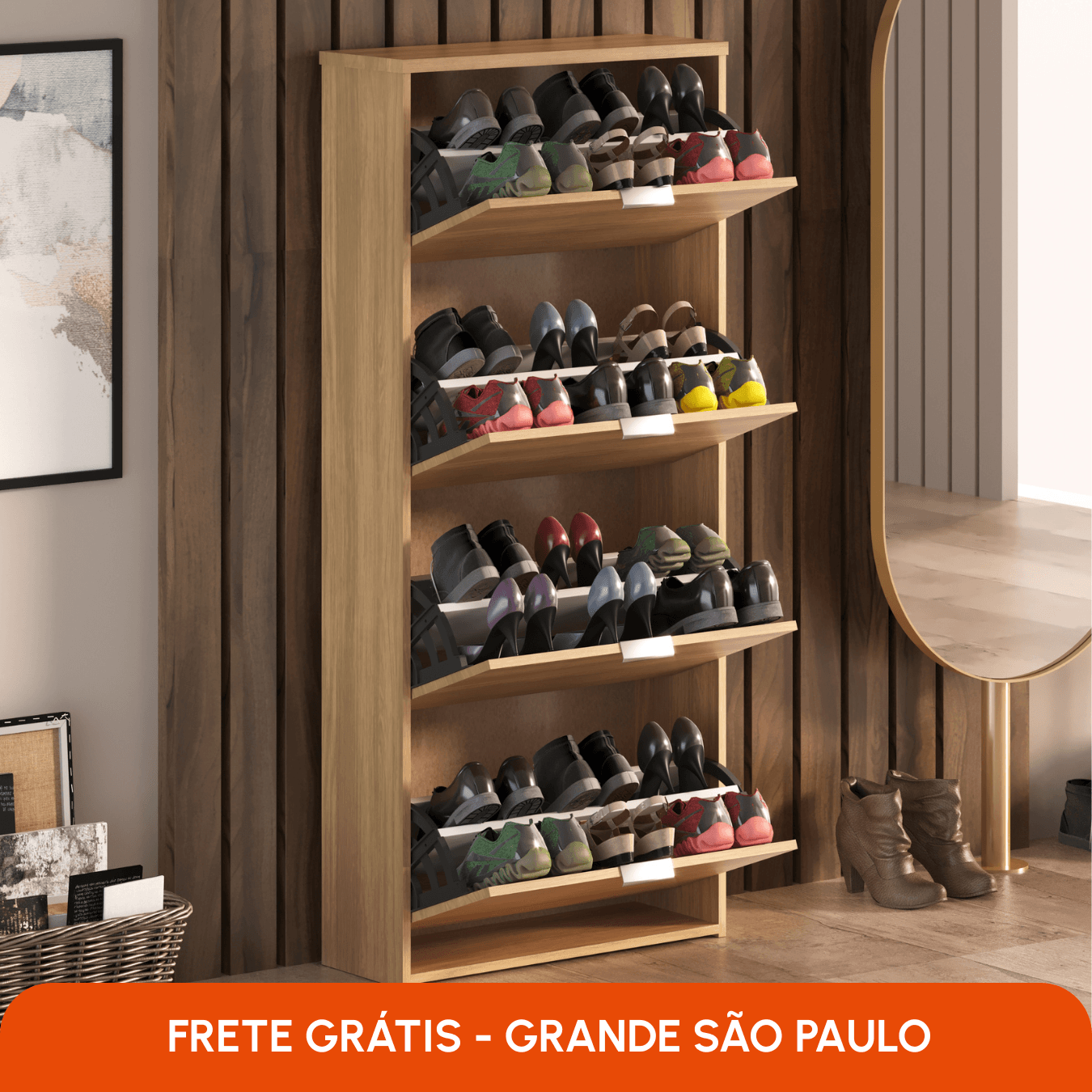 Sapateira Safira 4 Portas