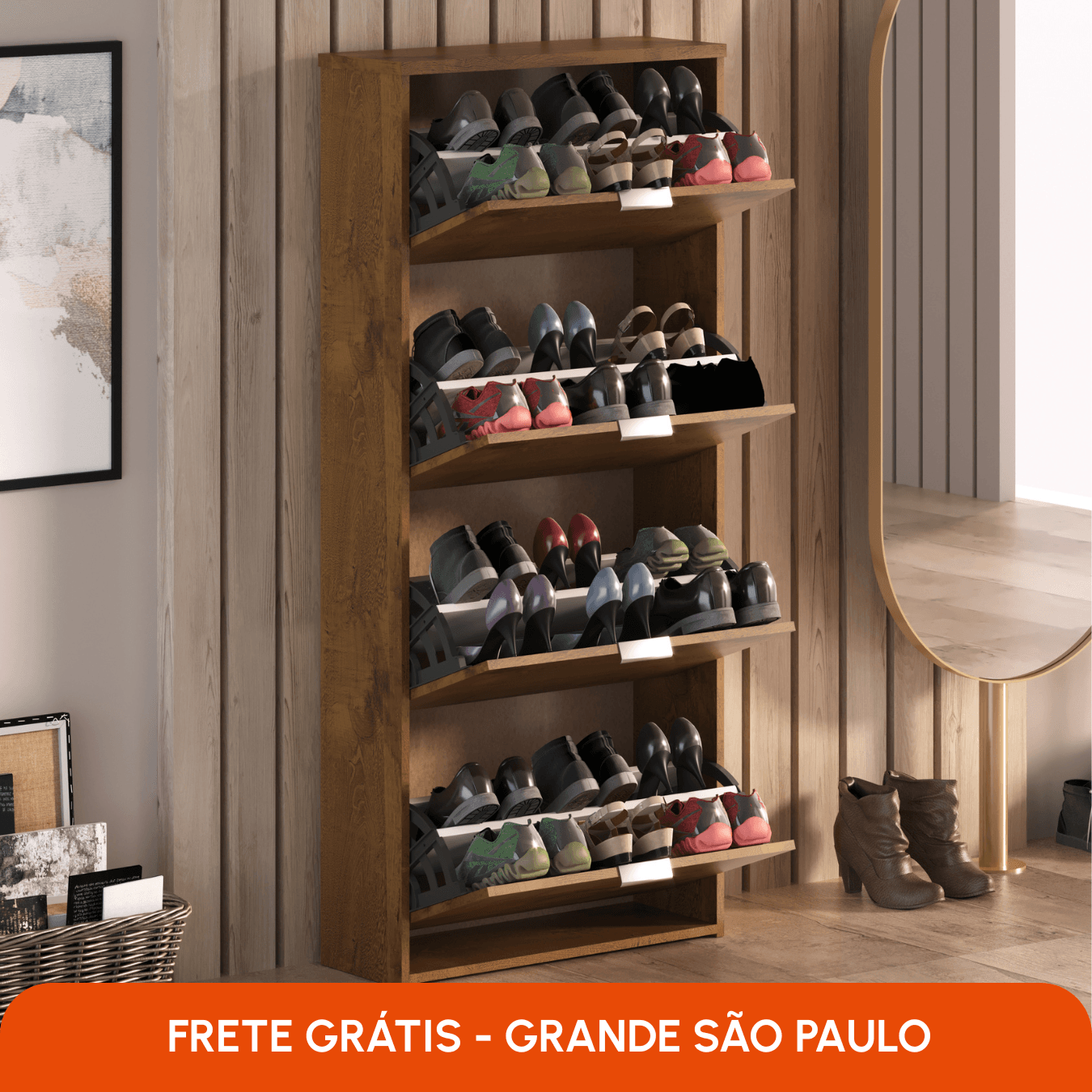 Sapateira Safira 4 Portas