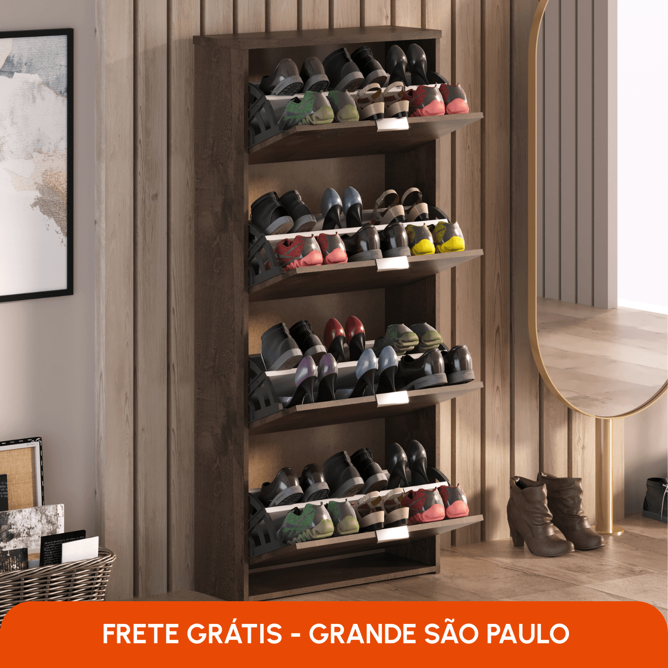 Sapateira Safira 4 Portas