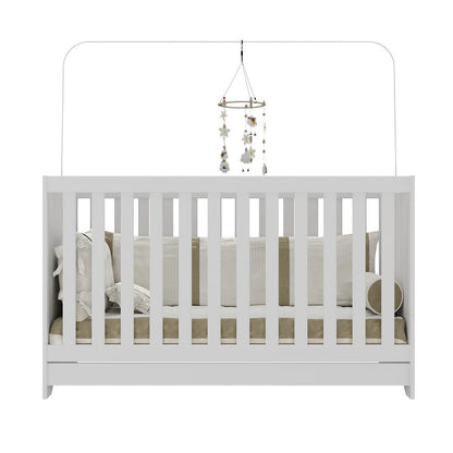 Berço 3 em 1 para Colchão 60 x 130 cm Multimóveis FG0527 Branco