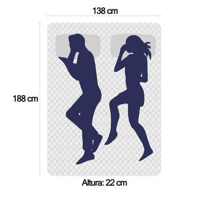 Cama Box Baú Casal + Colchão De Molas Colchões Classic Superlastic 138x188x64 Preto